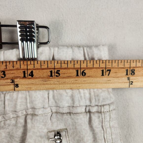 Athleta Women’s Linen Jogger Animal Print Beige SZ 14 - Picture 11 of 16